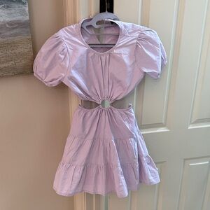 Bardot Junior size 8 Lavender Puff Sleeve Dress